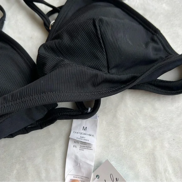 New Cupshe Black Bikini Set - Picture 6 of 6